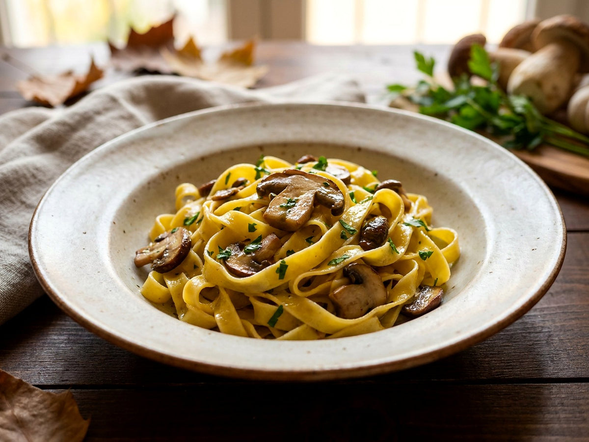 Tagliatelle fraîches aux cèpes