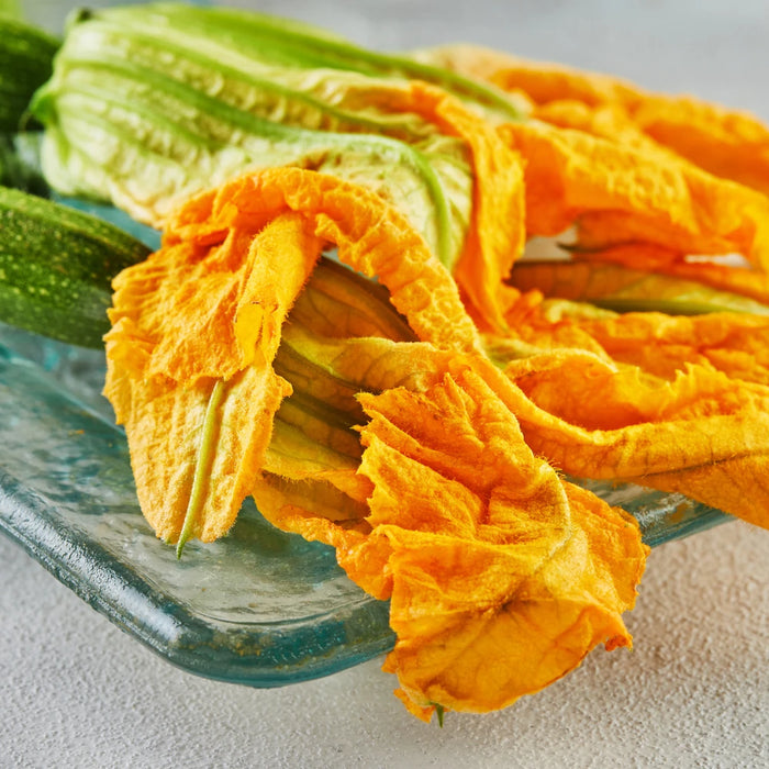 FLEURS DE COURGETTE : FRITES OU AU FOUR, DEUX FAÇONS DE LES SUBLIMER