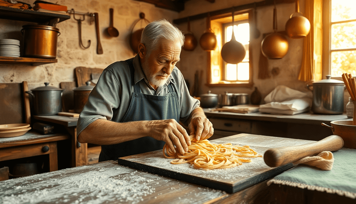 Pâtes artisanales italiennes faites à la main – tradition culinaire italienne et savoir-faire familial EasyGusto