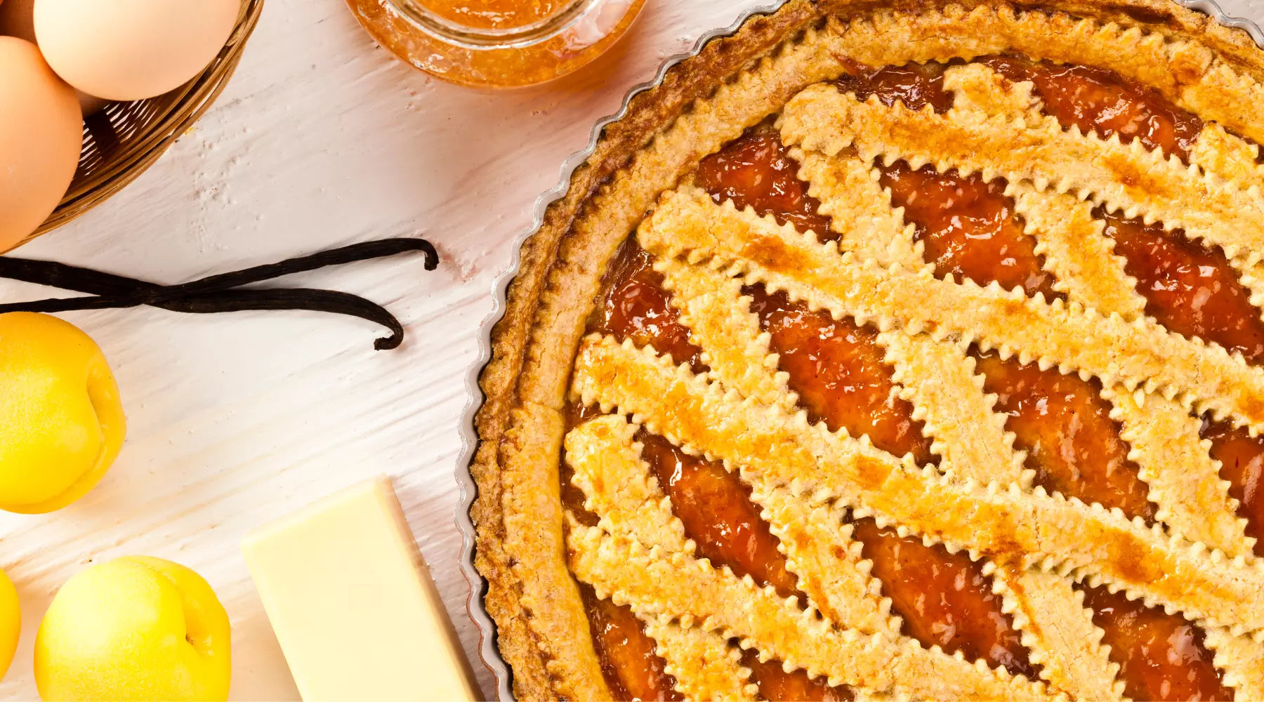 LA CROSTATA ALLA CONFETTURA : UNE TARTE RUSTIQUE ITALIENNE