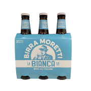 Pack de bières Blanche Birra Moretti 33cl, bière blanche italienne authentique
