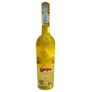 Bouteille de Liqueur Strega 70cl, tradition italienne de Strega Alberti, célèbre liqueur jaune dorée de Benevento.