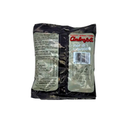 Vue arrière du sachet de bonbons Réglisse Ambrosoli Fior di Liquirizia 150 g, présentant les détails authentiques des bonbons réglisse italiens.