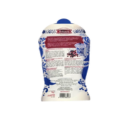 Emballage des Bonbons Fourrés Griotte Amarena Herbamelle, avec les informations sur le produit et ses éléments de design.