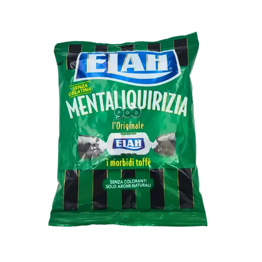 Emballage de bonbons réglisse menthe Elah, sans gluten, 150g.