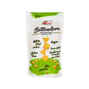 Crackers sans gluten Bottondoro 200 g, biscuits salés vegan à base de pois chiches, signés Valledoro – des crackers sans gluten croustillants et savoureux.
