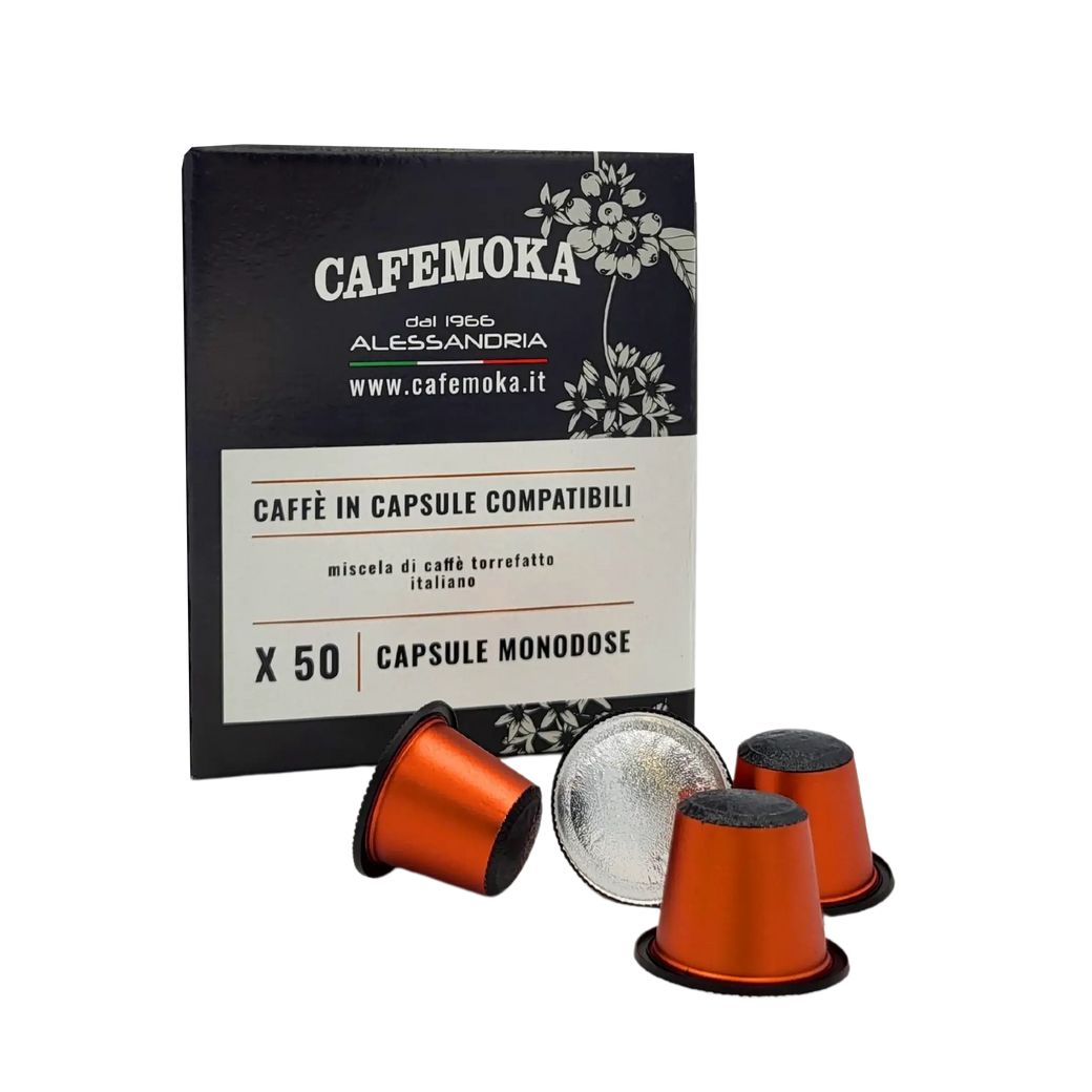 Cápsulas Nespresso CaféMoka ‑ Espresso (50 cápsulas)