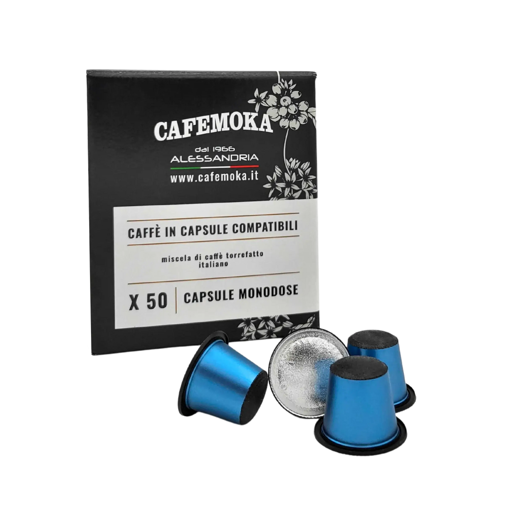 Decaf capsules compatibel met Nespresso CaféMoka – (50 pcs)