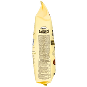 Côté du paquet de Cantucci d'Abruzzo Mandorle 800g, montrant les ingrédients et les valeurs nutritionnelles détaillées.