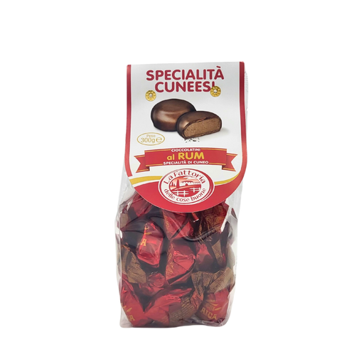 Chocolats Fourrés au Rhum Spécialités de Cuneo La Fattoria delle Cose Buone 300g