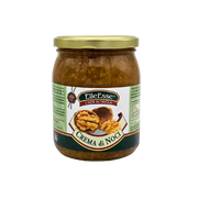 Pot de crème de noix ElleEsse 520g, sauce riche aux noix avec huile d'olive et Grana Padano, idéale pour pâtes, pizzas et tartines.