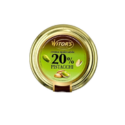 Pot de crème de pistache Witor’s 220g avec 20% de pistaches, tartinade sans gluten.