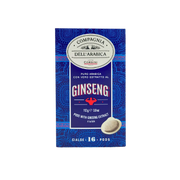 Café Ginseng Dosette Senseo, Compagnia Dell'Arabica Corsini, 16 dosettes, café italien aux bienfaits du ginseng.