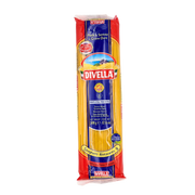 Sachet de pâtes longues italiennes Divella Spaghetti Ristorante N°8 en semoule de blé dur, 500g, idéal pour des plats traditionnels italiens.