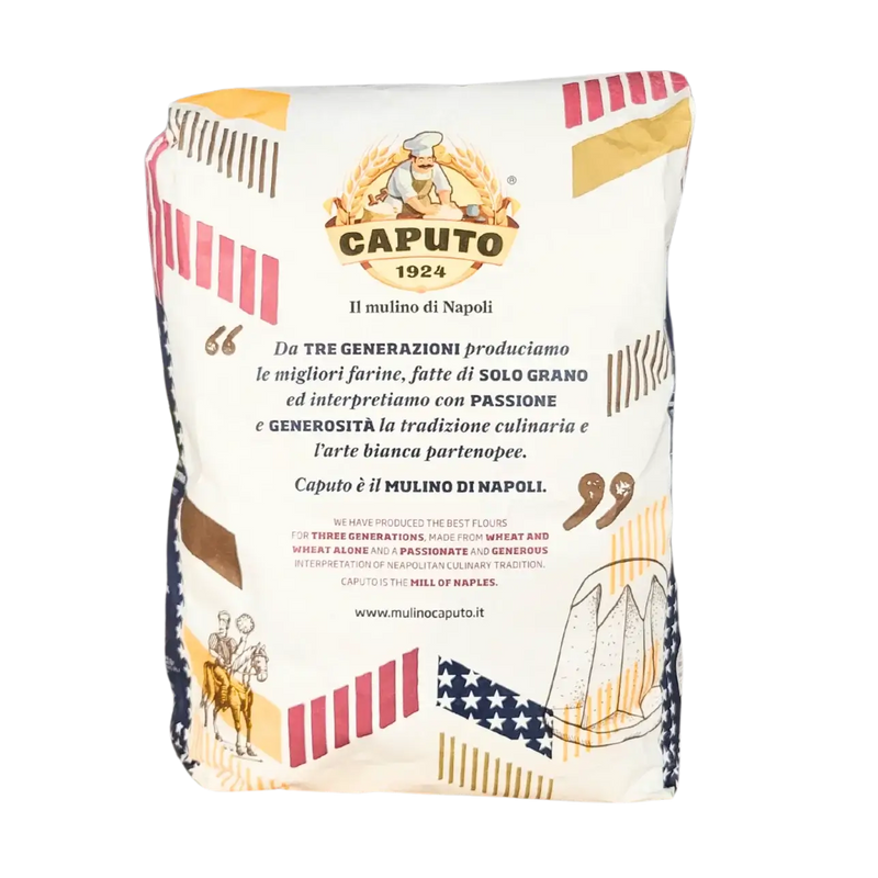 Sac de 5 kg de farine manitoba oro caputo, farine italienne premium type 0, idéale pour pains et pâtisseries.