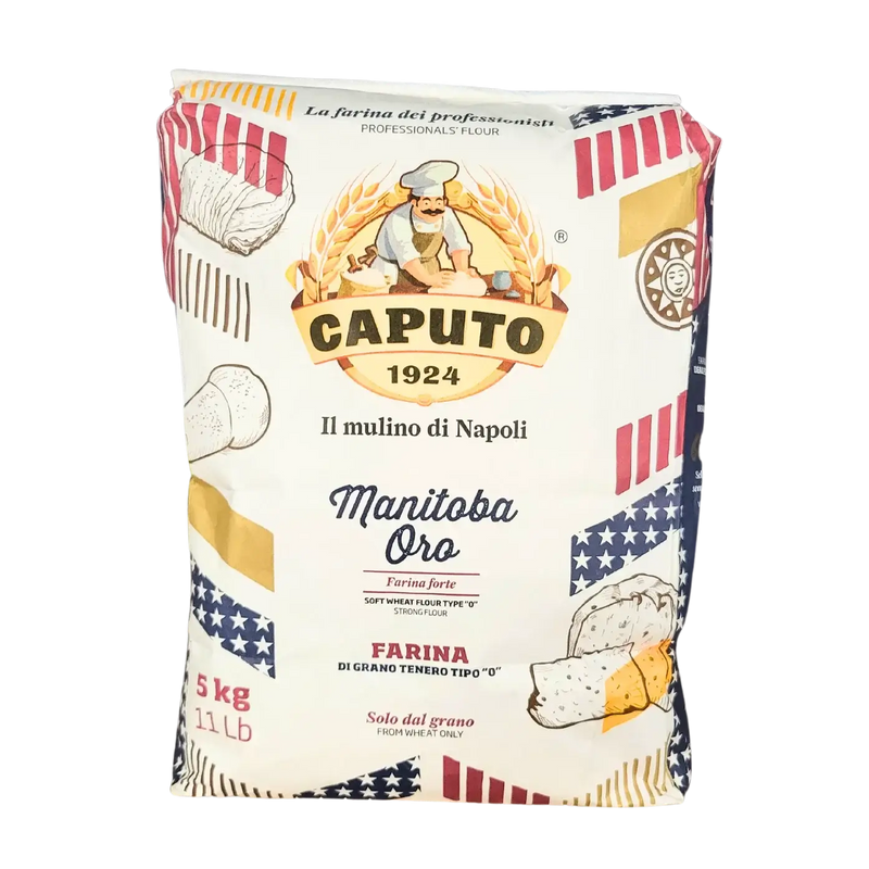 Sac de farine manitoba oro caputo 5kg, italienne type "0", pour pains et pâtisseries
