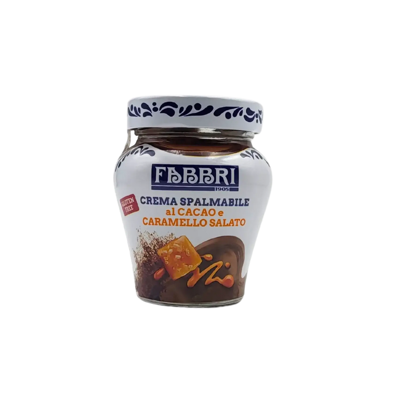 Pot de Pâte à Tartiner Fabbri Caramel Beurre Salé 200g, chocolat et caramel