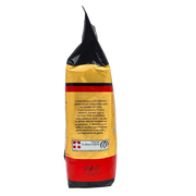 Vue latérale du sachet de café en grains Café Bar Artisanal Miscela Oro Di Napoli CaféMoka 1 kg.