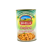 Boîte de haricots borlotti Divella, authentiques haricots italiens prêts à cuisiner, 400g