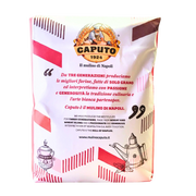 Paquet de 5kg de farine caputo Type "00" saccorosso, célèbre moulin napolitain, qualité supérieure pour gastronomie, tradition culinaire.