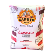 Sac de farine caputo type 00 Saccorosso 5kg, qualité supérieure, tradition culinaire napolitaine