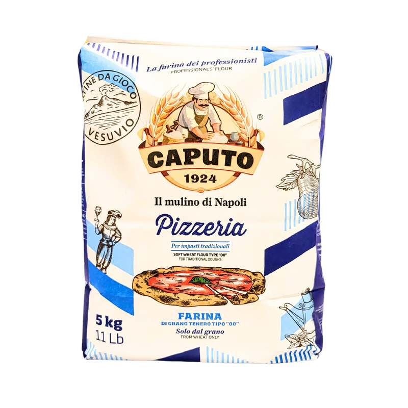 Sac de farine caputo 00 de 5 kg, pizzeria Caputo, spécialité napolitaine, blé tendre type "00".