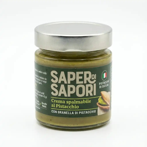 Pot de pâte à tartiner à la pistache Saper di Sapori avec éclats de pistaches, 200g