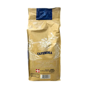 Cafés en grains — Cafemoka Alessandria Extra Bar — paquet de 1 kg contenant des grains de café aromatiques, pour une saveur riche et une fraîcheur optimale.