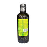 Bouteille de 75cl d'huile d’olive bio carapelli, affichant l'étiquette verte avec détails du produit.
