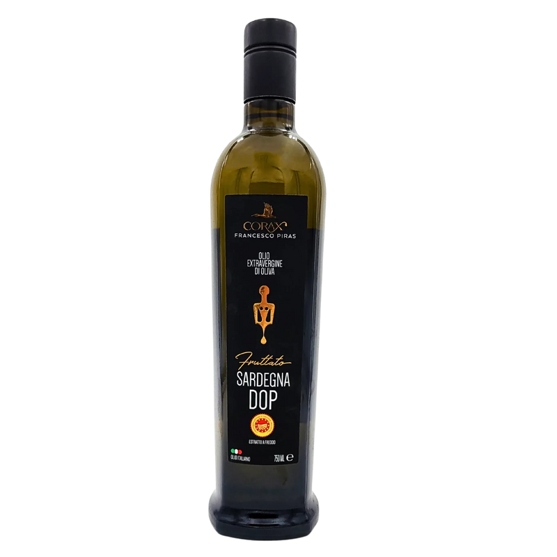 Bouteille d'huile d’olive extra vierge Corax Sardaigne DOP 750ml