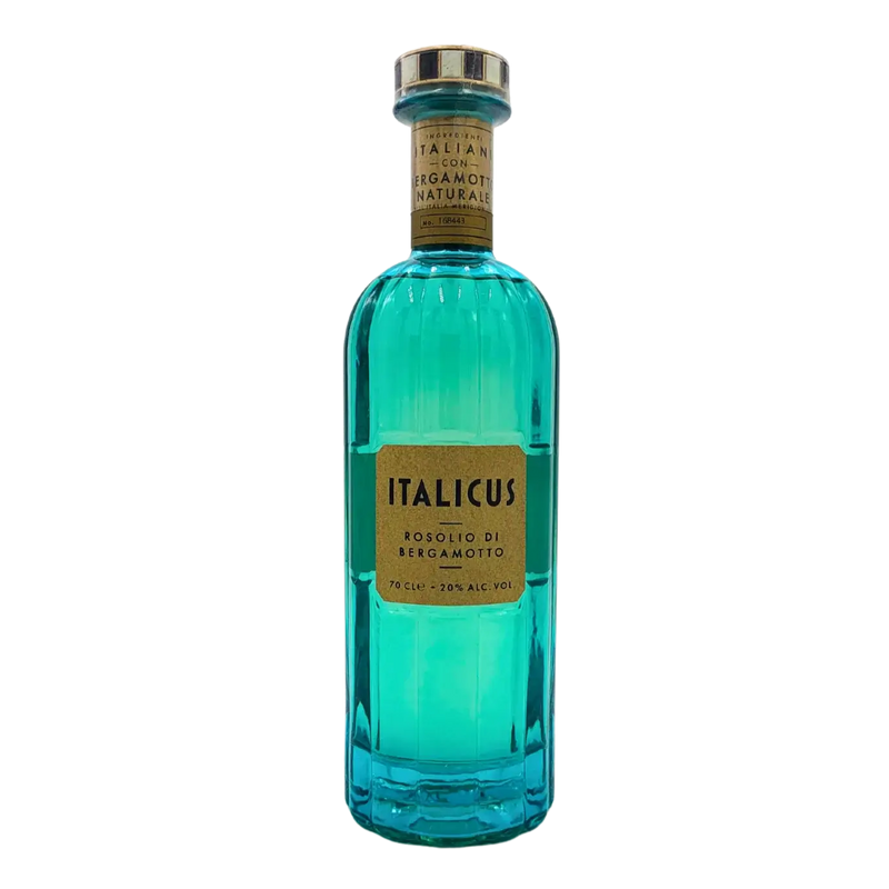 Bouteille de liqueur Italicus Bergamote 70cl, apéritif italien premium aux agrumes, distillé près de Turin depuis 1906.