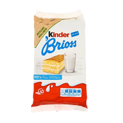 Paquet de brioche Kinder Brioss 270g, gâteau moelleux avec lait italien, petit-déjeuner gourmand.