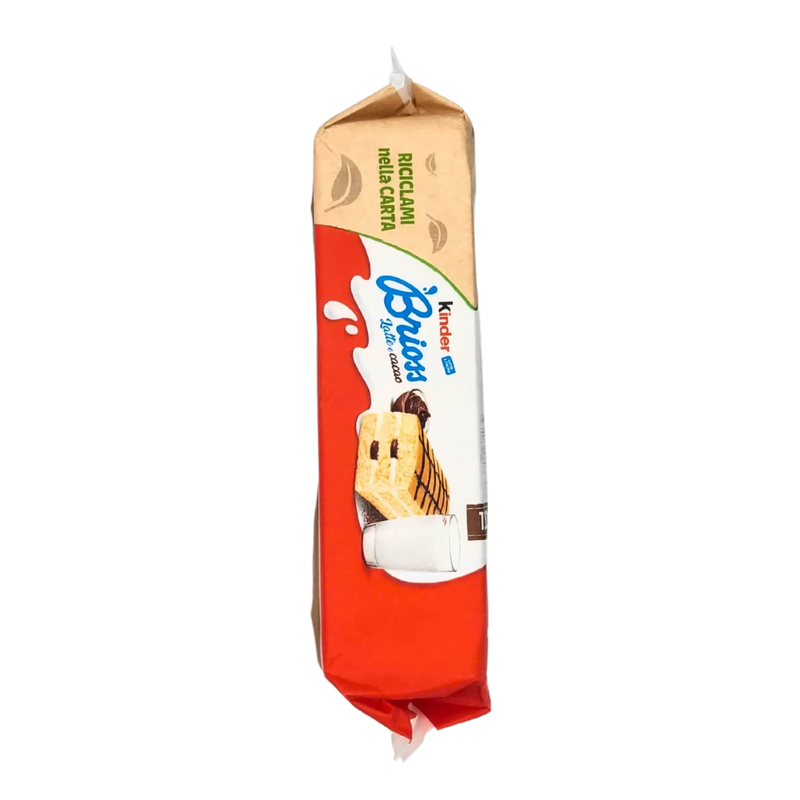 Brioche Kinder Brioss Lait & Cacao 270g - Petit-déjeuner italien doux avec brioche au lait et cacao