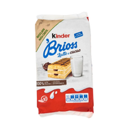 Brioche Kinder Brioss Lait & Cacao 270g, douceur italienne avec génoise au levain naturel, garniture lait et cacao.