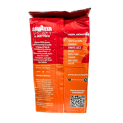 Emballage du Café Moulu Lavazza Il Mattino 250g mettant en avant le profil aromatique et l’échelle d’intensité.