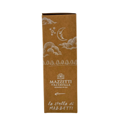 Boîte de la Grappa Vieillie la Stella di Mazzetti d'Altavilla 20cl, décorative avec illustrations célestes et texte blanc.