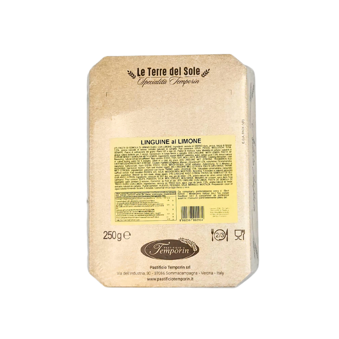 Pâtes Linguine au citron Spécialités de Pastificio Temporin 250g