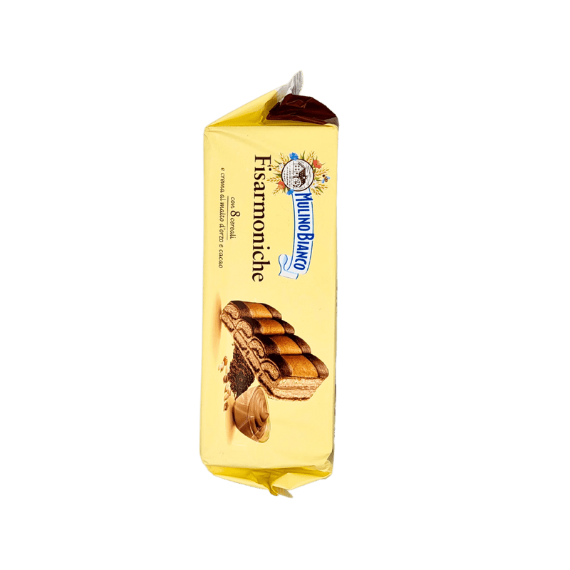 Emballage de Mulino Bianco Fisarmoniche 264g, savoureuse brioche italienne pour le petit déjeuner.