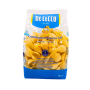 Conchiglioni De Cecco N°126 500g - Pâtes italiennes rigate idéales pour farcir.