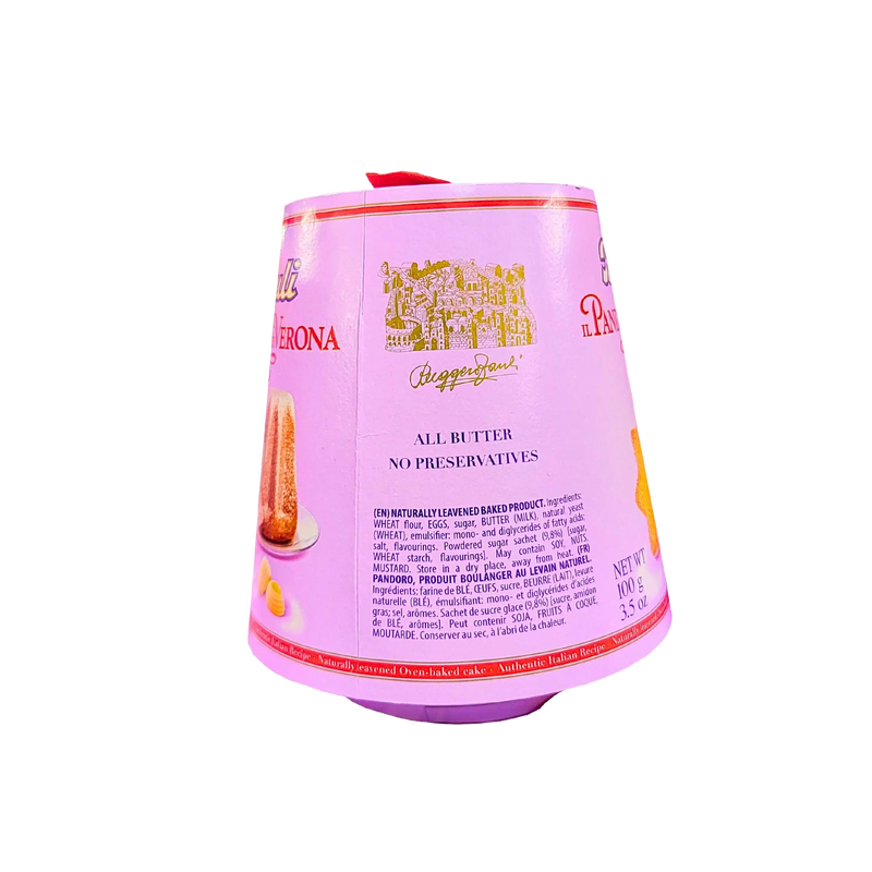 Informations et ingrédients du Pandoro di Verona Bauli 100g - gâteau italien au beurre