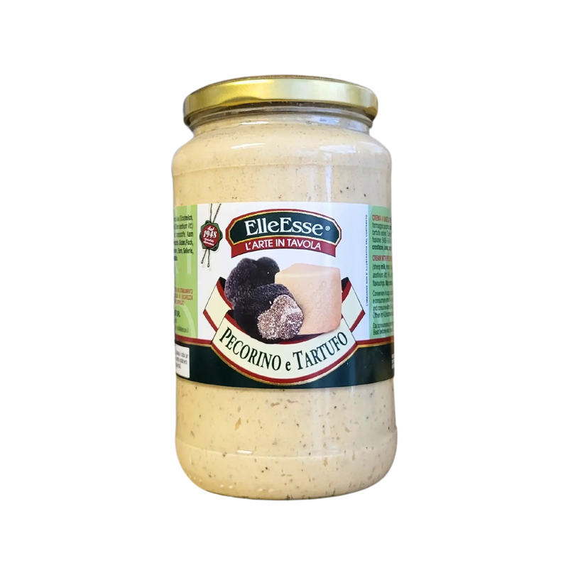 Pot de crème de truffe ElleEsse avec fromage Pecorino fondu et truffes d'été, 520g