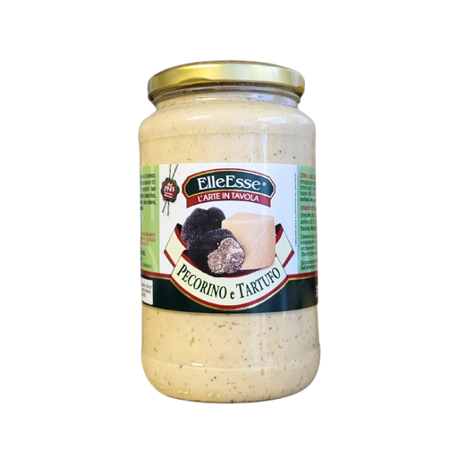 Pot de crème de truffe ElleEsse avec fromage Pecorino fondu et truffes d'été, 520g
