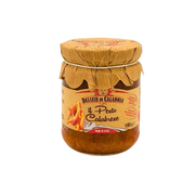 Pesto Calabrese Delizie di Calabria en gros plan - face avant du pot 180g
