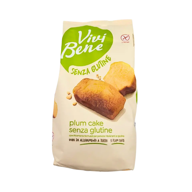 Emballage avant du plum cake sans gluten Vivi Bene 250g