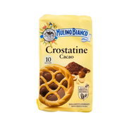 Paquet de Tartelettes Crostatine au cacao et noisette, Mulino Bianco, 400g, idéal pour le goûter ou les collations.