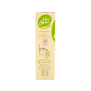 Côté de la boîte de Tortiglioni Vivi Bene sans gluten avec mentions de cuisson et site comemangio.it