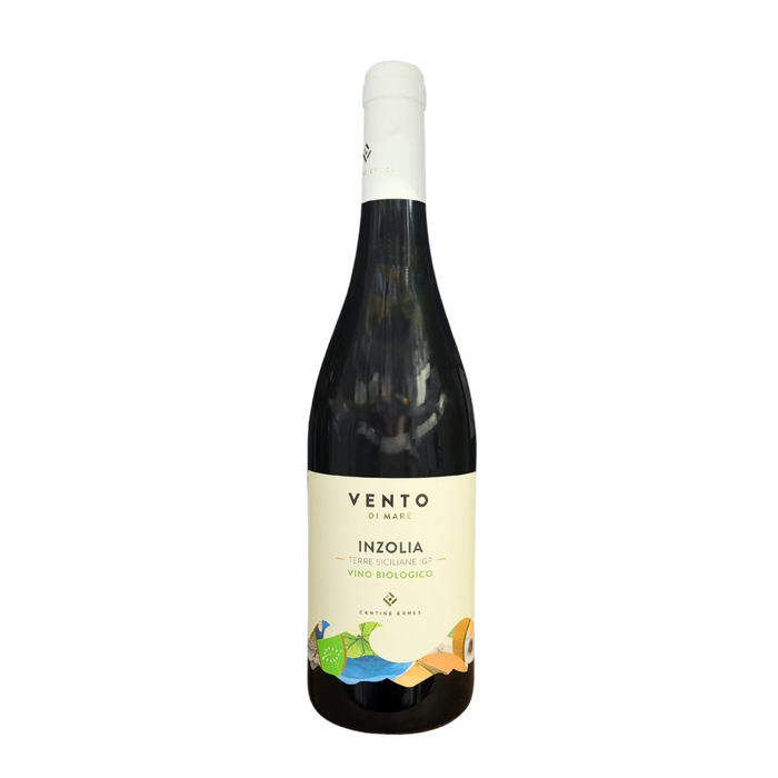 Vin Blanc biologique Vento di Mare Inzolia Terre Siciliane igp vino 75cl