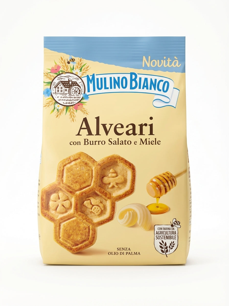 Alveari con Burro Salato e Miele — Mulino Bianco - face avant