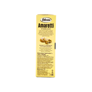 Boîte Amaretti Chocolat Falcone 170g montrant ingrédients et texture moelleuse aux pépites de chocolat.