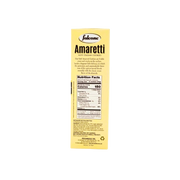 Dos du paquet Amaretti Falcone, informations nutritionnelles chocolat et présentation traditionnelle.